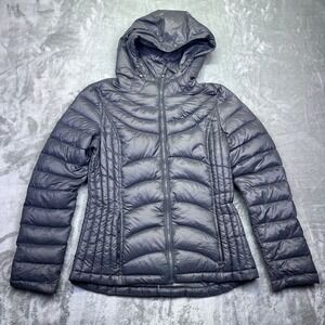 Andrew Marc Packable Lightweight Premium Down Puffer Jacket Hooded Sz S Gorpcore